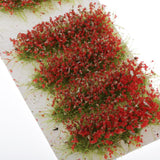 Max Maxb Miniature Flower Vegetation Groups Military Model Stage DIY Material Red