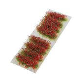 Max Maxb Miniature Flower Vegetation Groups Military Model Stage DIY Material Red