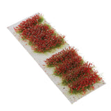 Max Maxb Miniature Flower Vegetation Groups Military Model Stage DIY Material Red