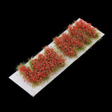 Max Maxb Miniature Flower Vegetation Groups Military Model Stage DIY Material Red