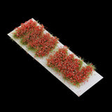 Max Maxb Miniature Flower Vegetation Groups Military Model Stage DIY Material Red