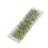 Max Maxb Miniature Flower Vegetation Groups Military Model Stage DIY Material White