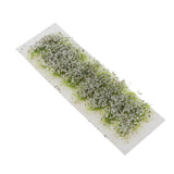 Max Maxb Miniature Flower Vegetation Groups Military Model Stage DIY Material White
