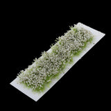 Max Maxb Miniature Flower Vegetation Groups Military Model Stage DIY Material White