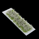 Max Maxb Miniature Flower Vegetation Groups Military Model Stage DIY Material White