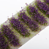 Max Maxb Miniature Flower Vegetation Groups Military Model Stage DIY Material Purple