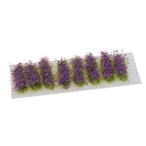 Max Maxb Miniature Flower Vegetation Groups Military Model Stage DIY Material Purple