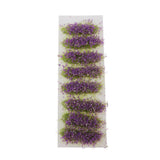 Max Maxb Miniature Flower Vegetation Groups Military Model Stage DIY Material Purple