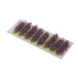 Max Maxb Miniature Flower Vegetation Groups Military Model Stage DIY Material Purple