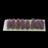 Max Maxb Miniature Flower Vegetation Groups Military Model Stage DIY Material Purple