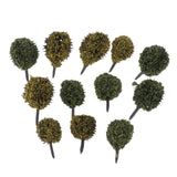 Max Maxb Miniature Tree tufts Vegetation Groups for Military Model Stage DIY