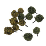 Max Maxb Miniature Tree tufts Vegetation Groups for Military Model Stage DIY