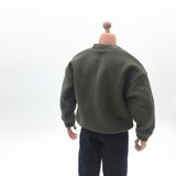 Max Maxb 1/6 Action Figure Clothes Sweater 12" Male Body Model Clothing Army Green