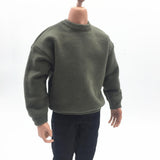 Max Maxb 1/6 Action Figure Clothes Sweater 12" Male Body Model Clothing Army Green