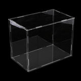 Max Maxb 1pc Acrylic Clear Display Case for Building Blocks Toys Car Model Doll black