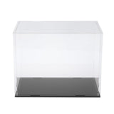 Max Maxb 1pc Acrylic Clear Display Case for Building Blocks Toys Car Model Doll black