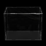 Max Maxb 1pc Acrylic Clear Display Case for Building Blocks Toys Car Model Doll black