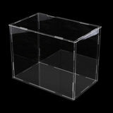 Max Maxb 1pc Acrylic Clear Display Case for Building Blocks Toys Car Model Doll black