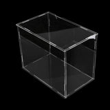 Max Maxb 1pc Acrylic Clear Display Case for Building Blocks Toys Car Model Doll black