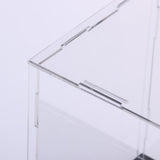 Max Maxb Acrylic Display Dust-proof Transparent Handmade Box Black Base 24x12x15cm