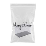 Max Maxb Acrylic Display Dust-proof Transparent Handmade Box Black Base 24x12x15cm