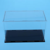 Max Maxb Acrylic Display Dust-proof Transparent Handmade Box Black Base 36x24x17cm