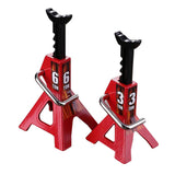 Max 6 Ton Metal Jack Tools Set 2 Adjustable Height for 1/10 RC Crawler Car Parts