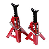 Max 6 Ton Metal Jack Tools Set 2 Adjustable Height for 1/10 RC Crawler Car Parts