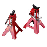 Max 6 Ton Metal Jack Tools Set 2 Adjustable Height for 1/10 RC Crawler Car Parts