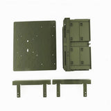 Max 1:12 HG Military Clip Boom Car 8 Drive Modified Upgrade Accessories Green