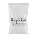 Max 5pcs Polyhedral Noctilucent Dice Set for Board Game Party Gaming Silver