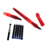 Max Luxury Ballpoint Pen Writing Set Elegant Fancy Roller Ball Gifts off-red