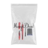 Max Luxury Ballpoint Pen Writing Set Elegant Fancy Roller Ball Gifts off-red
