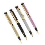 Max Elegant Fountain Pen Fine 0.5mm Business Signature Writing Supplies  black