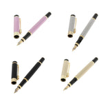 Max Elegant Fountain Pen Fine 0.5mm Business Signature Writing Supplies  black