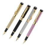 Max Elegant Fountain Pen Fine 0.5mm Business Signature Writing Supplies  black