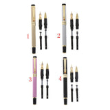 Max Aluminum Fountain Pen School Office Students Stationery Signature Pen black