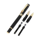 Max Aluminum Fountain Pen School Office Students Stationery Signature Pen black