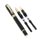 Max Aluminum Fountain Pen School Office Students Stationery Signature Pen black