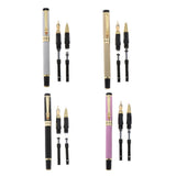 Max Aluminum Fountain Pen School Office Students Stationery Signature Pen black