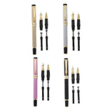 Max Aluminum Fountain Pen School Office Students Stationery Signature Pen black