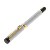 Max Aluminum Fountain Pen School Office Students Stationery Signature Pen silver