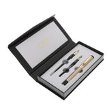 Max Aluminum Fountain Pen School Office Students Stationery Signature Pen golden