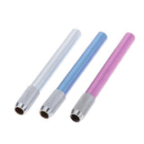 Max Assorted Colors Pencil Lengthener Pencil Extender Holder silver+blue+rosy