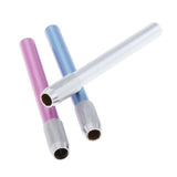 Max Assorted Colors Pencil Lengthener Pencil Extender Holder silver+blue+rosy