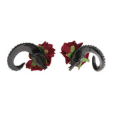 Maxbell Ram Horns Cosplay Headband Sheep Goat Greek Faun Horns Fancy Dress Up Black