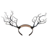 Max Maxb Gothic Antlers Deer Horns Hair Hoop Headband Cosplay Headdress Xmas Blue