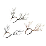 Max Maxb Gothic Antlers Deer Horns Hair Hoop Headband Cosplay Headdress Xmas Blue