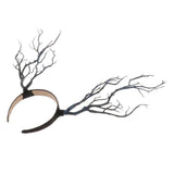 Max Maxb Gothic Antlers Deer Horns Hair Hoop Headband Cosplay Headdress Xmas Blue