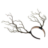 Max Maxb Gothic Antlers Deer Horns Hair Hoop Headband Cosplay Headdress Xmas Green